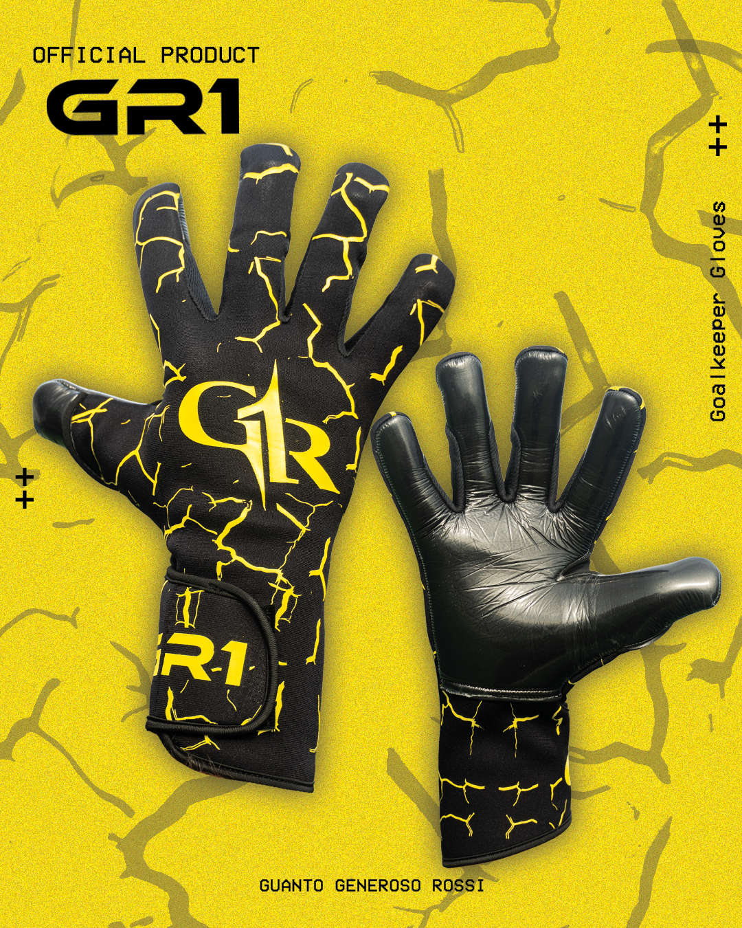Guanto - GR1 Shock Giallo Fluo
